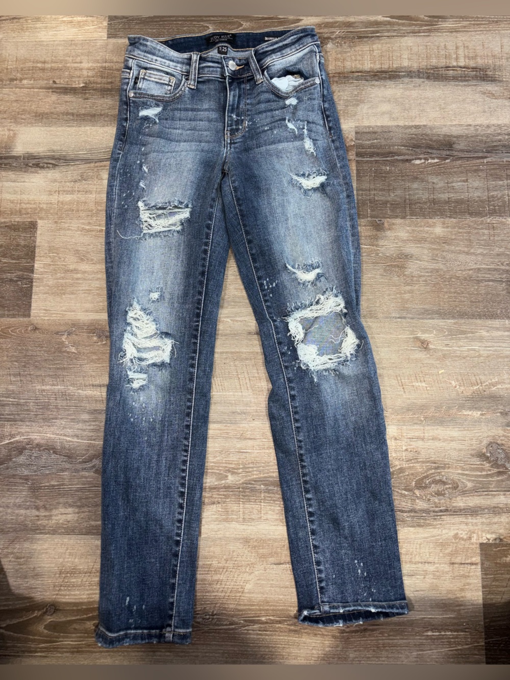 Judy Blue Dark Wash Boyfriend Jeans